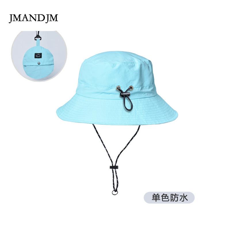 Новая летняя водонепроницаемая шляпа-ведро для мужчин, для рыбалки, альпинизма, складная, для хранения, цветная, солнцезащитная шляпа для детей