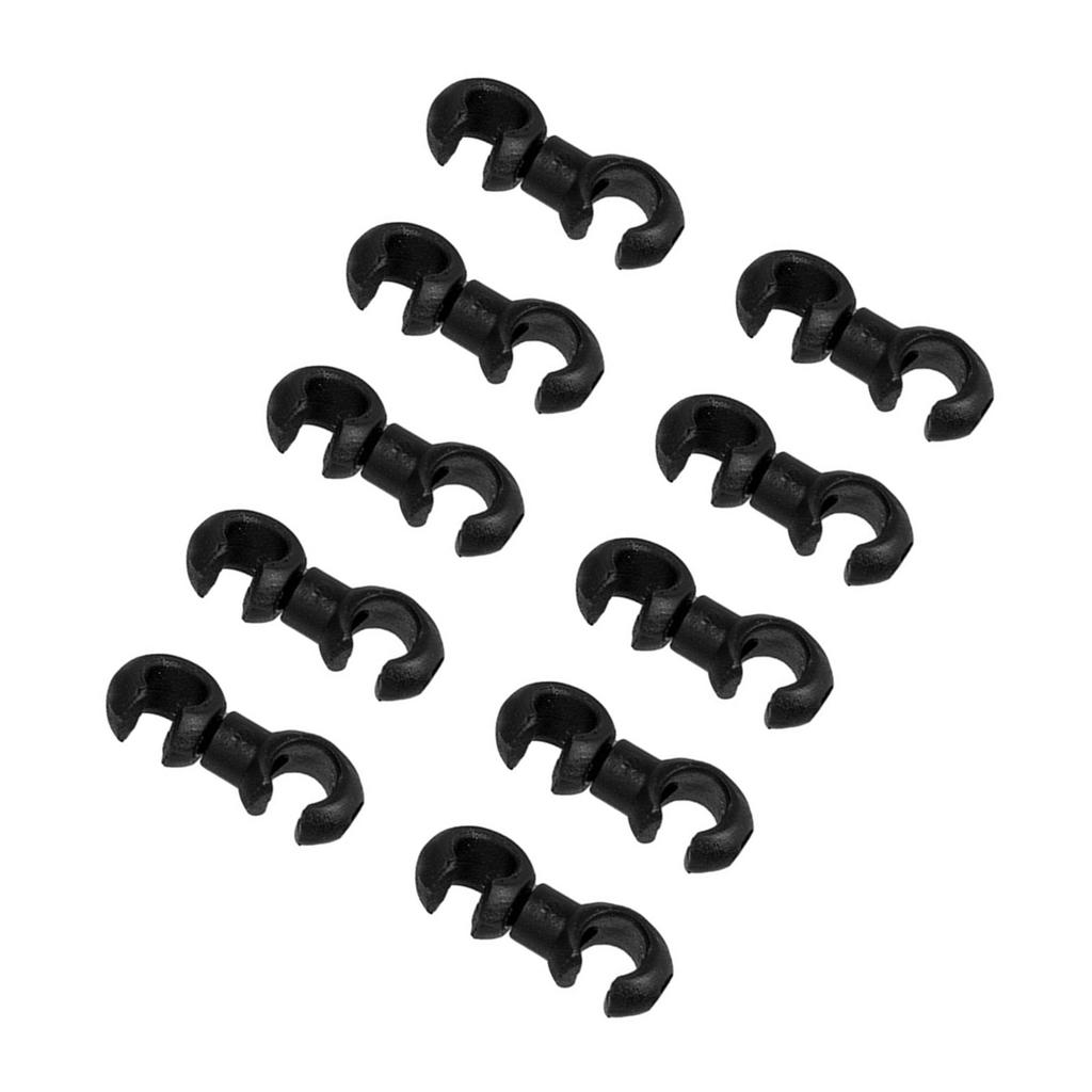 10Pcs Bicycle Cable Clips Rotating Hooks MTB Bike Derailleur Shift Cable Brake Cable Housing Fixing Holder Organizer