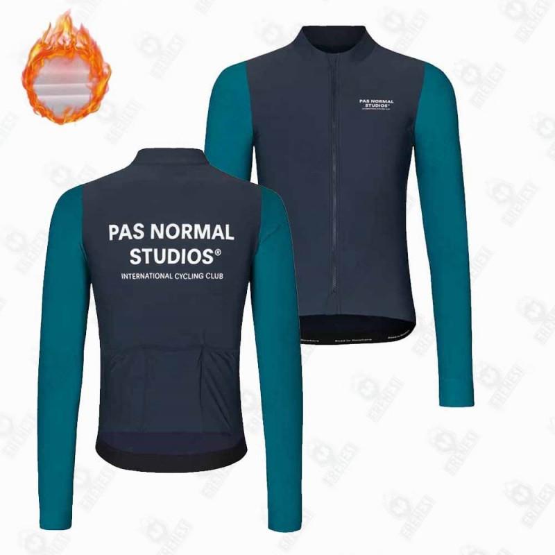 Kids Winter Thermal Fleece Long Sleeve Cycling Jersey Warm Bike Riding Jacket Cold Weather