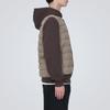 MUJI Down Vest Lightweight Down Collarless Vest AD0U7A3A Grayish Brown M (Antistatic Lining) Men's Men's