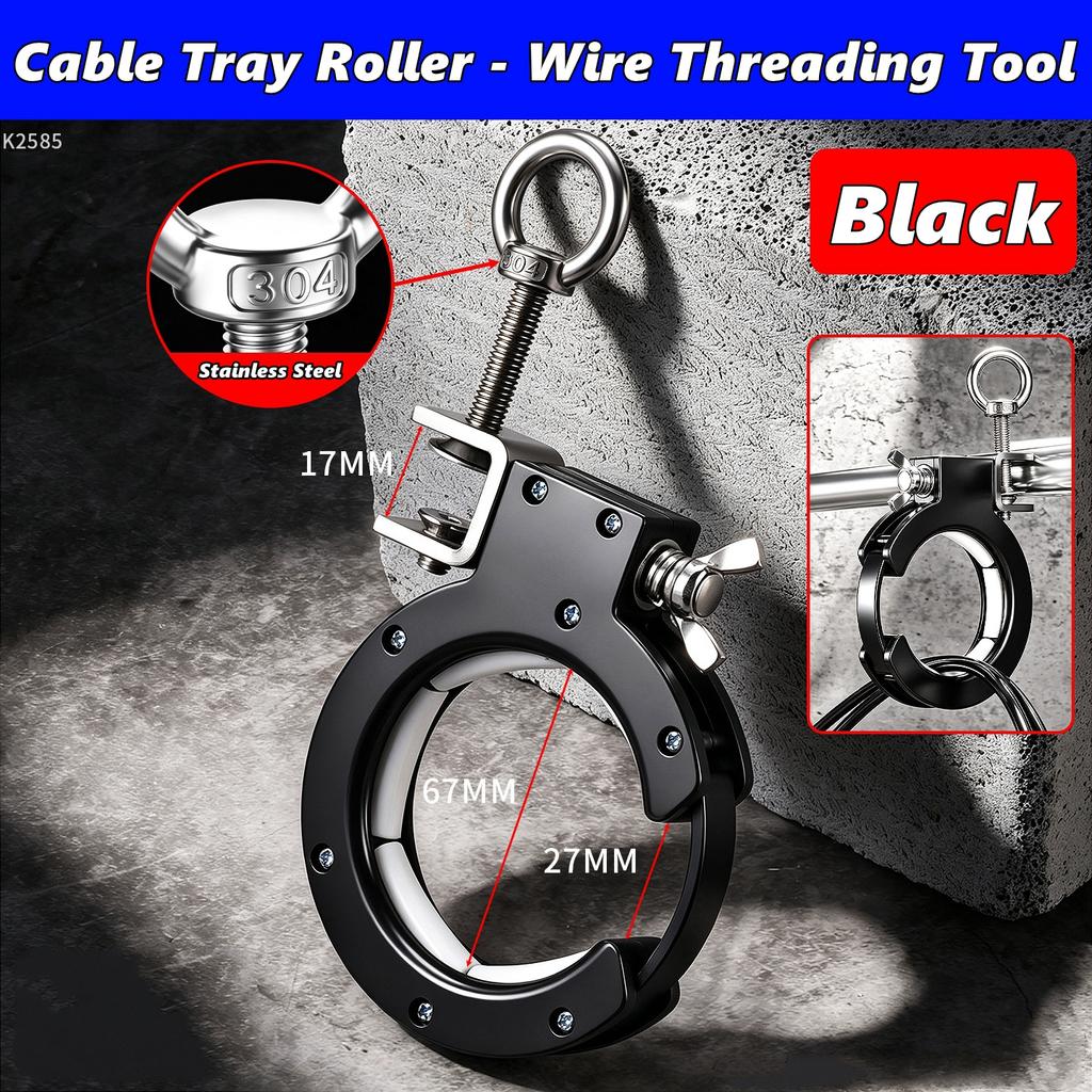 Xiaomi Adjustable Cable Tray Roller Laying Auxiliary Pulley Wire Threading Tool Comprehensive Wiring Construction Auxiliary Tool