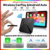 New Mini Wired To Wireless 2 In 1 AI Box Carplay 5G Wif & Bluetooth 5.0 Android Auto Plug and Play Non-inductive Connection