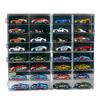 Tomica Clear Scale Miniature Car 32 Cars Squares X 4 Case, Case, 1/64 Storage, (8 Boxes) [Used]
