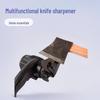 Электрическая многофункциональная точилка для ножей с регулируемым углом и автоматической шлифовальной лентой для кухонного использования.