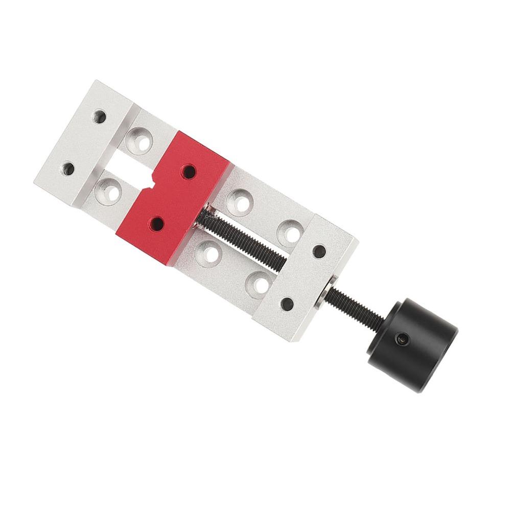 50mm Mini Drill Press Bench Vice CNC Machined Flat Clamp Flat Bench Vise Parallel Table Fixing Tool Mini Right Angle Vise