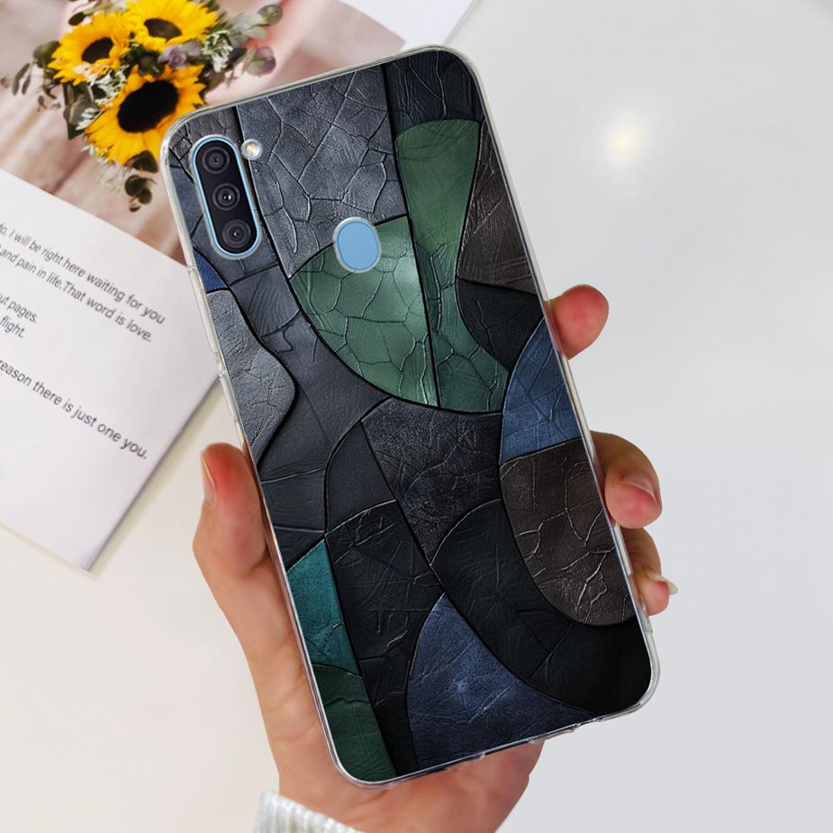 Чехол для Samsung Galaxy A11 SM-A115F Популярный Расписной Чехол Мягкий Силиконовый Чехол для Телефона Для Samsung A11 M 11 Galaxy M11 M115F Fundas