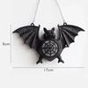 Halloween LED Glow Bat Decorations Luminous Hanging Plastic Bats For Home Party Window Scary Spooky Night Light Decor Prop