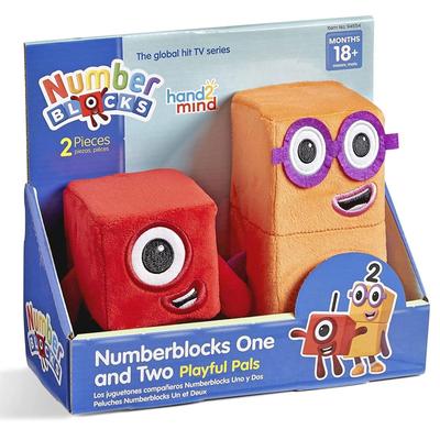 Мягкая игрушка персонаж Numberblocks Друзья Один Два 94554 - & (Подлинный продукт)