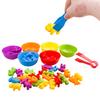 1 Bucket 36/40/56Pcs Anti-deform Baby Toy Stimulate Thinking Skills Exercise Fine Game Dinosaur Sorting Multicolor Enlightenment
