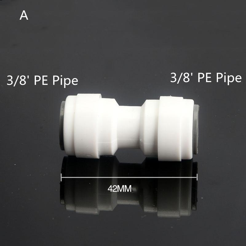 1 шт. фитинги для труб обратного осмоса RO, система водоснабжения, шланг с внешним диаметром 3/8' - 3/8'' / шланг с внешним диаметром 1/4' - 3/8', фильтр для очистителя воды, бесплатная карта