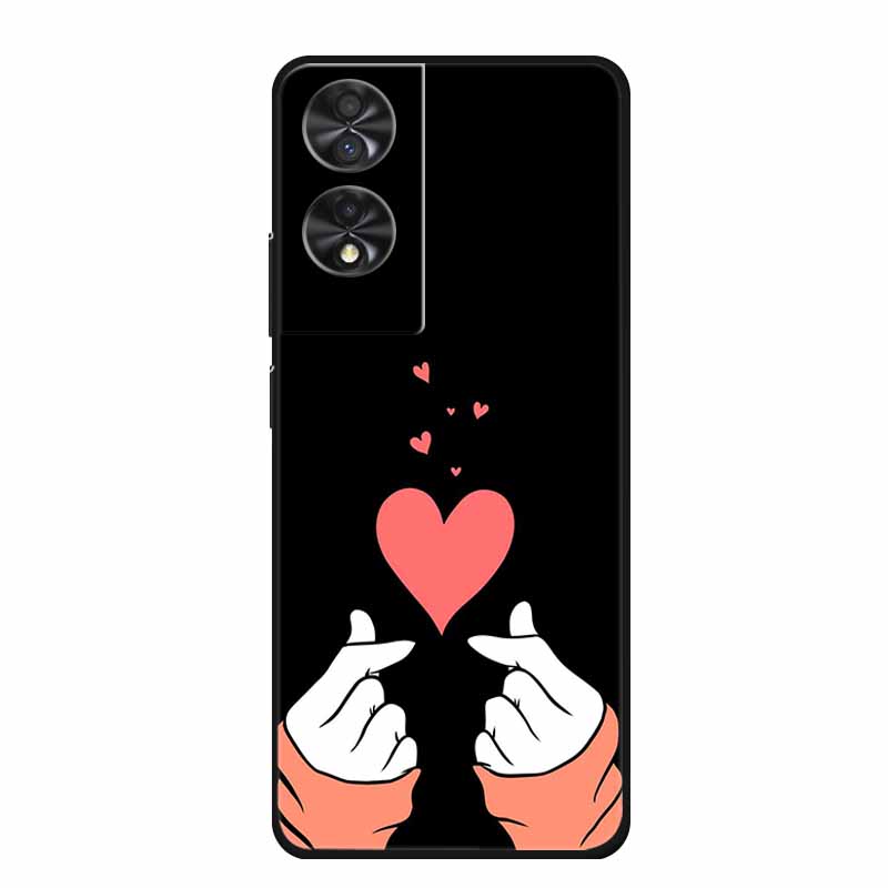 Для TCL 505 502 Чехол Роскошный ТПУ Мягкий Силиконовый Чехлы для Телефона Задняя Крышка для TCL505 TCL502 Мультяшный Защитный Ударопрочный Милый Fundas