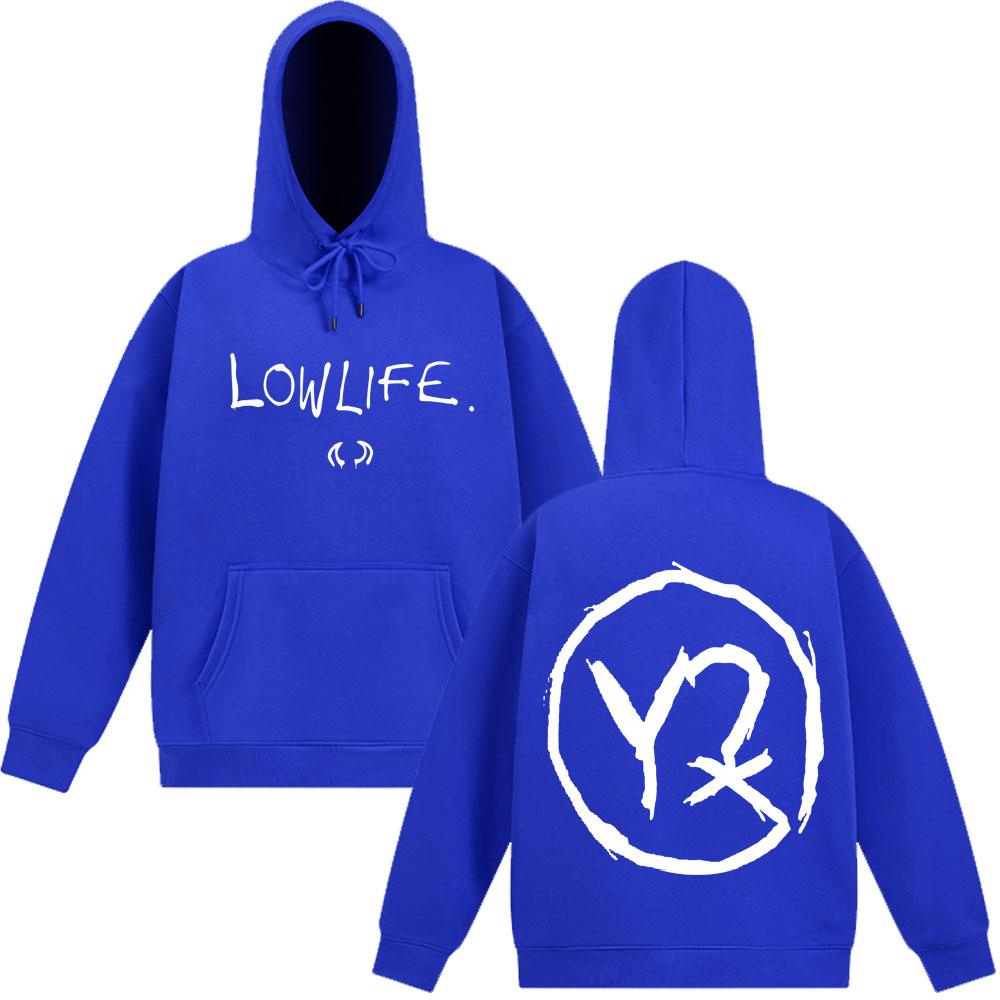 Yungblud Lowlife Логотип Альбома Худи Осень Зима С длинным рукавом Модный Хип-хоп Худи Мужчина Женщина Оверсайз Харадзюку Пуловер