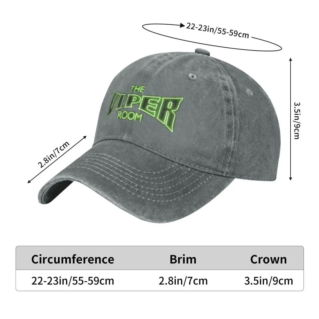 The Viper Room Cowboy Fashion Baseball Cap Peaked Cap Unisexs Hat Womens Cap Hats For Women