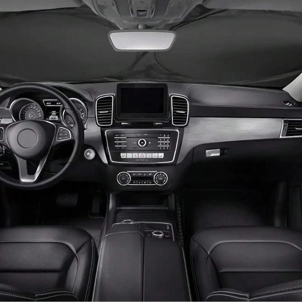 Car Window Sunshade – Folding UV-Protective Windshield Visor (Stylish Car Accessory)