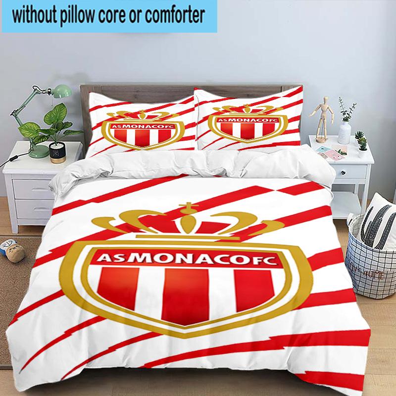 3pcs Monaco Monaco Printed Bedding Set Duvet Cover Closure Includes 1 Duvet Cover & 2 Pillowcases Bedding Sets Home Decor Gifts