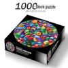 Рождественская и Хэллоуинская круглая jigsaw-головоломка на 1000 деталей для взрослых, игрушка-антистресс