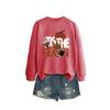 New European and American Large Size Fashion Sweatshirt Autumn Women's Sweatshirt Autumn and Winter Women's Thickened Sweatshirt Jacket