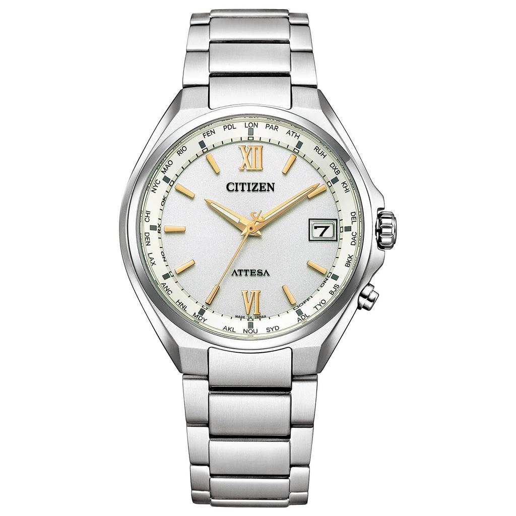 [Citizen]Atessa Radio Solar CB1120-50C Men'sSilver