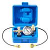 Hydraulic Nitrogen Accumulator Charging Kit, 0-100 Bar Nitrogen Fill Kit, Pressure Test System with 1 Pressure Gauge, 1 Gas Hose, 1 Valve Body and 1