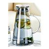 Borosilicate Glass Luxury Jug With Metal Lid 1900 Ml (smoked)