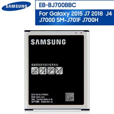 Оригинальный сменный аккумулятор для телефона EB-BJ700BBC для Samsung GALAXY J7 2015 J7008 J700F J7009 J7000 J4 2018 EB-BJ700CBC/CBE NFC 3000 мАч