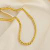 Round Gold-plated Necklace Oriental Charm Golden Hand Chain Aesthetic Bead Bracelet  Couple