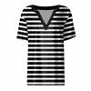Women's T Shirt Tee Printed Short Sleeve Daily Weekend Fashion Basic V Neck Regular Top