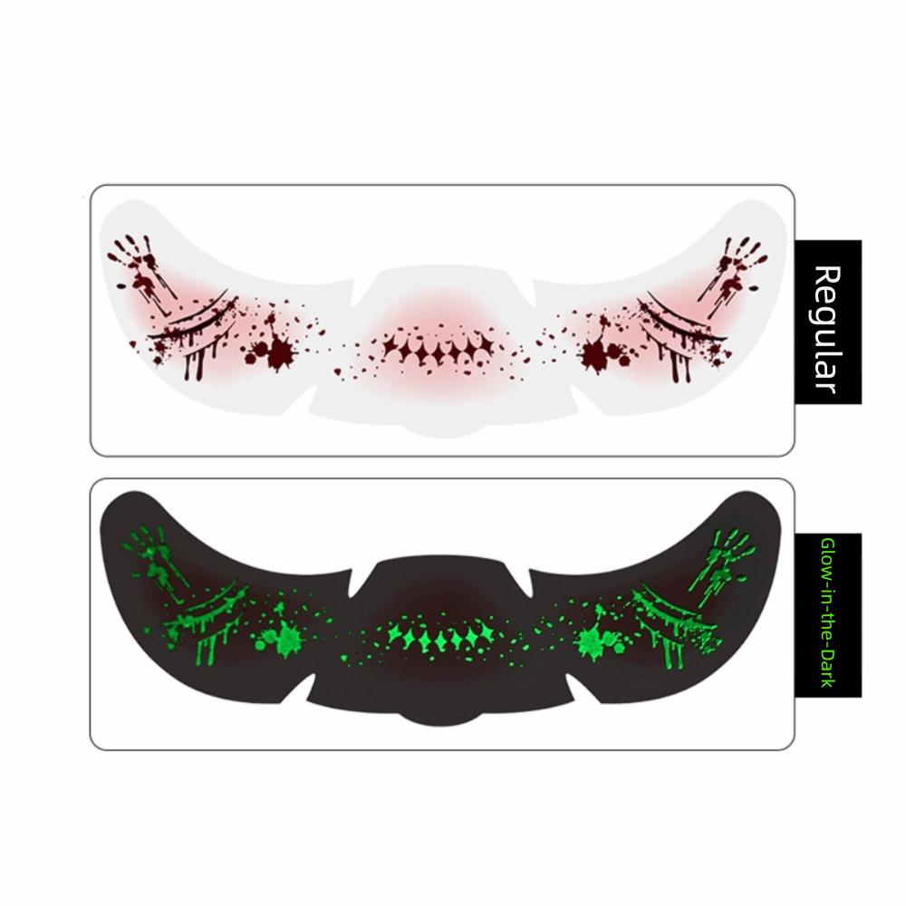 Water Transfer Printing Face Sticker Freckles Simulated Halloween Makeup Sticker  Stage Prop
