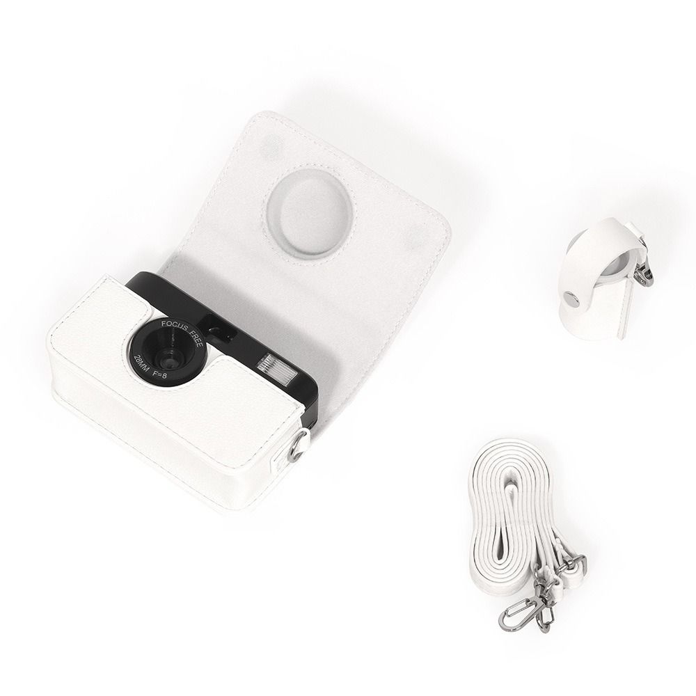 PU Leather Camera Bag with Shoulder Strap Photography Pouch for KODAK EKTAR H35/F501/F9 Travel