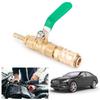Automatic Transmission Fluid Oil Filling Filler Connector Adapter Metal Dispenser Distributor with Shut Off Valves Tool