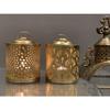 Iron Pack of 2 Tealight Candle Holders for Diwali Decor, Christmas Decor Decorations Items for Home Decor