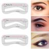 Fashion Card Eye Grooming Makeup Tools Eyebrow Stencil Shaper