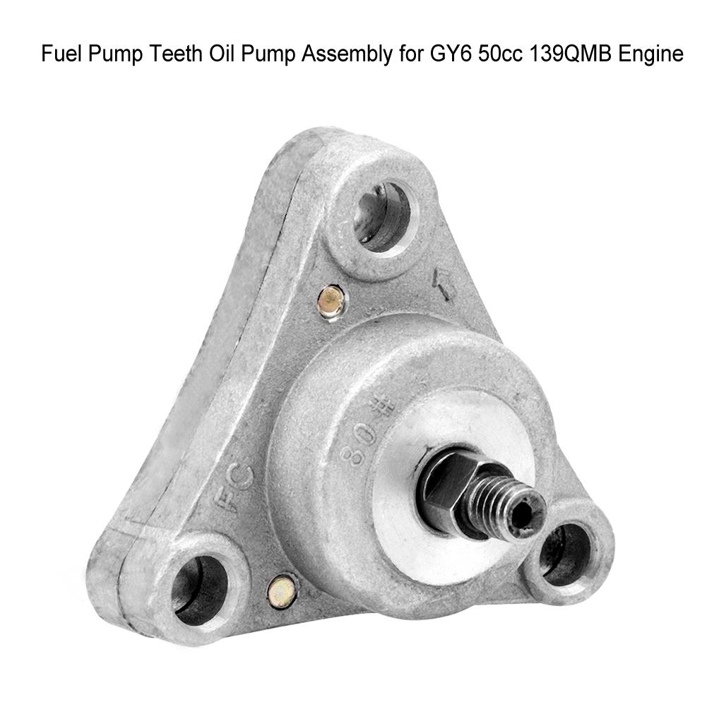 Fuel Pump Teeth Oil Pump Assembly for GY6 50cc 139QMB Engine