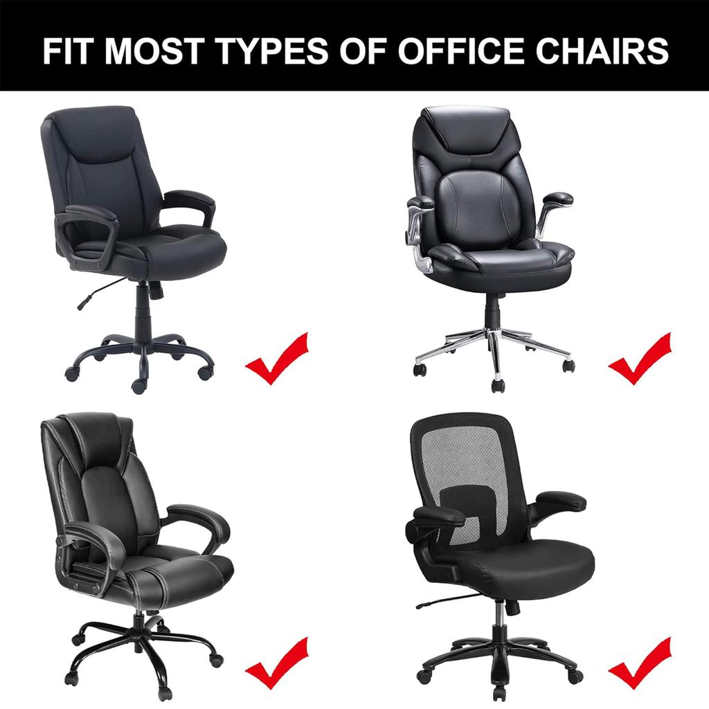 Утолщенный жаккардовый растягивающийся чехол для компьютерного офисного кресла, пылезащитный, устойчивый к царапинам от домашних животных, выдвижной чехол для офисного кресла