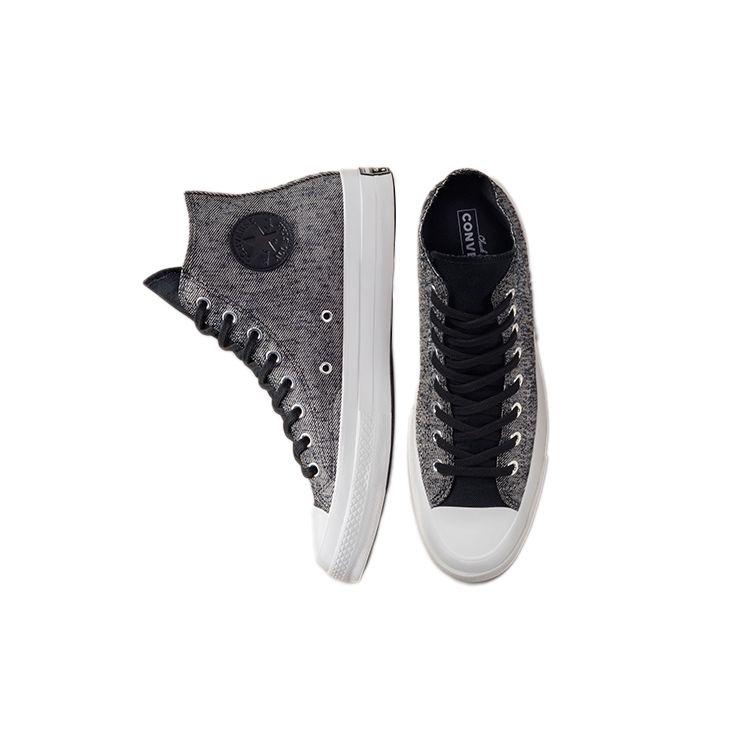 Converse Кроссовки унисекс Chuck 70 High Hybrid текстуры черно-белые 171349C