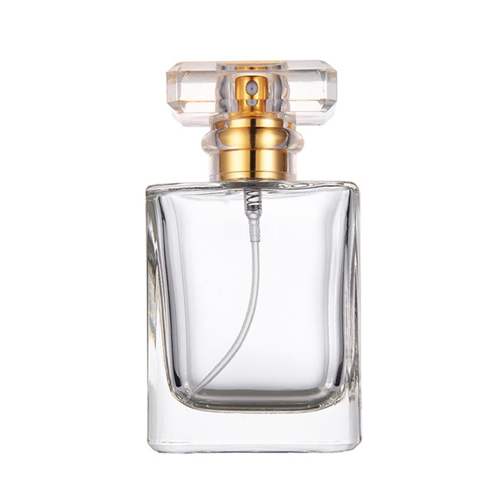 50ml High Quality Glass Crystal Transparent Spray Bottle Atomizer Refillable Bottle Perfume Bottle