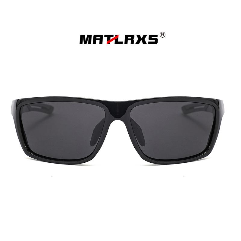 Men's new cycling glasses, integrated windproof outdoor mountaineering sports goggles, polarized fishing sunglasses9604