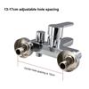 Bathroom Shower Faucet Wall Mounted Hot And Cold Water Tap Bath Mixer Bathtub Tap Triple Mixed Valve Bathroom Basin Faucets