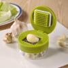 Garlic Chopper Mini Garlic Crusher Stainless Steel Press for Vegetables Onion Ginger Chili Peanut 2-Pack