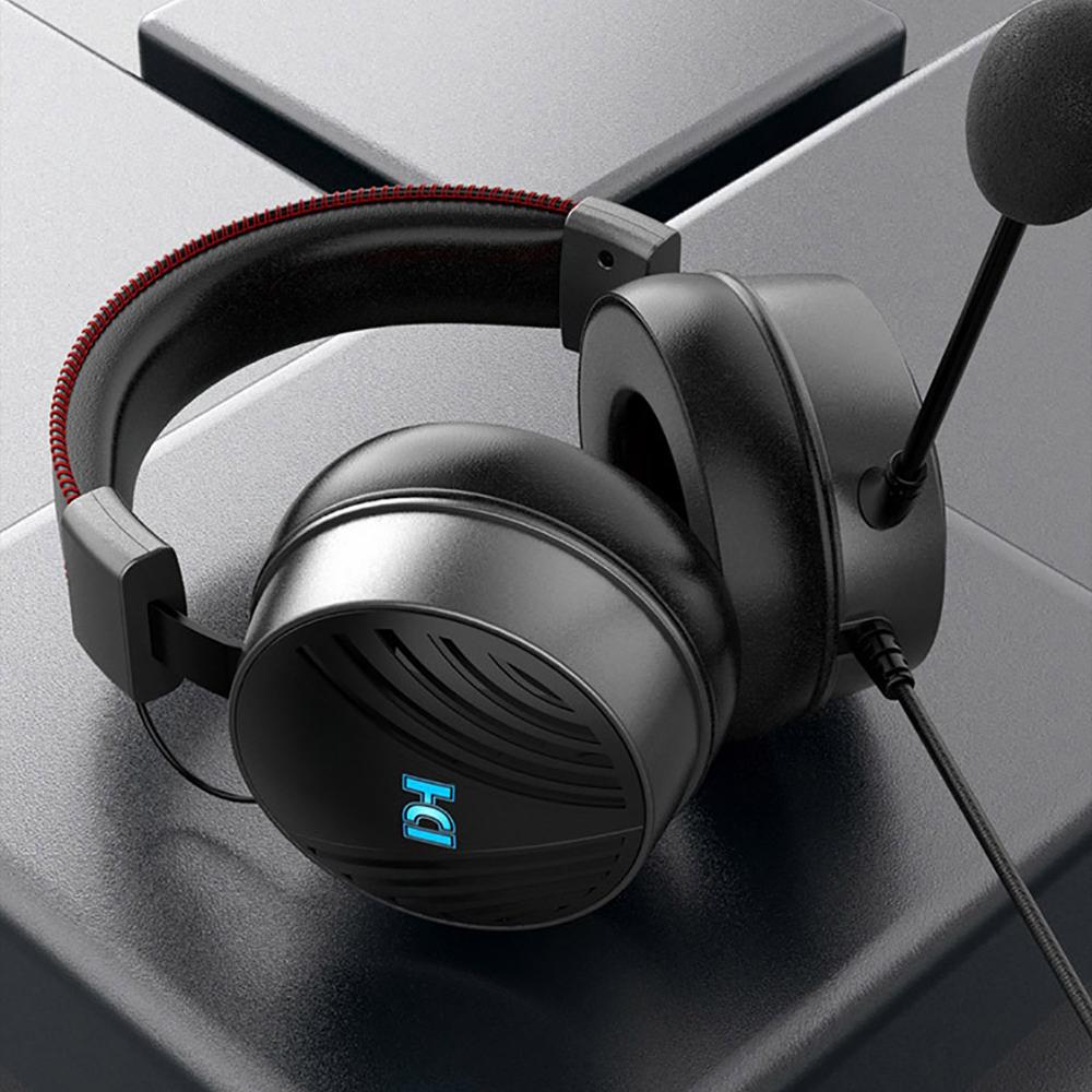 Безболезненное высокое качество звука, стереофонические проводные наушники с сабвуфером, стереокарта, спортивные компьютерные игровые гарнитуры