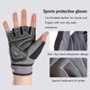 Перчатки для тяжелой атлетики с половиной пальца для мужчин и женщин, фитнес-тренировки, тренировочные гантели, поддержка запястья, спортивные варежки