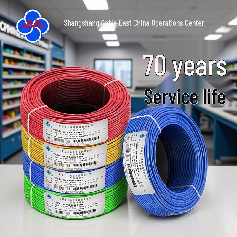 Shangshang BVR Multi-Strand Copper Wire (1/1.5/2.5/4/6/10 sq mm) for Home Decoration