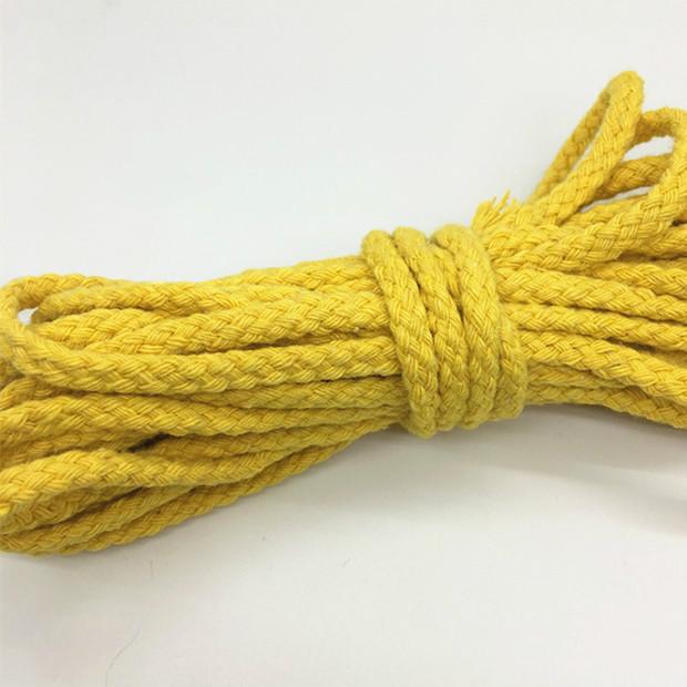 5meter 5mm/7mm Cotton Rope Craft Decorative Twisted Cord Rope For Handmade Decoration DIY Lanyard Thread Cord