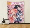 Тканевое панно Аниме Puella Magi Madoka Magica Эстетичный Декор Комнаты для Спальни Гостиной Офиса Плоская Печать