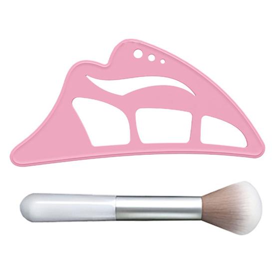 Инструмент для нанесения трафарета для теней для век для начинающих, многоразовый помощник для нанесения теней с кисточкой для макияжа, руководство по нанесению теней для век, шаблон для нанесения теней для век