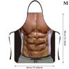Muscle Man Funny Kitchen Apron For Woman Decoration Personality Kitchen Supplies