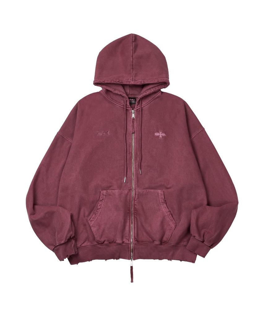 Masat P. Crusades Hood Zip _ Solid Pink