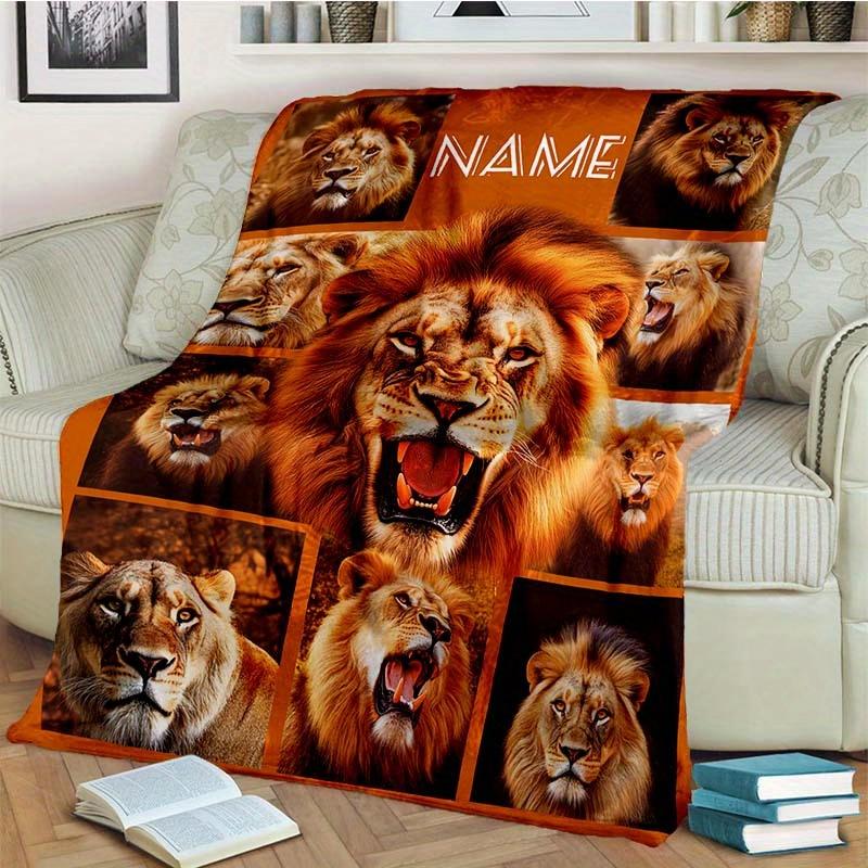 The Lion King Customize Your Name Blanket Warm Comfortable And Soft Blankets Are Suitable For Home Lunch Break Blanket Office Sofa Sofa Gift To