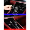 Real Carbon Fiber Car Interior Gear Shift Gear Head Cover Trim For Porsche Panamera 971 2017-2023 Auto Accessories