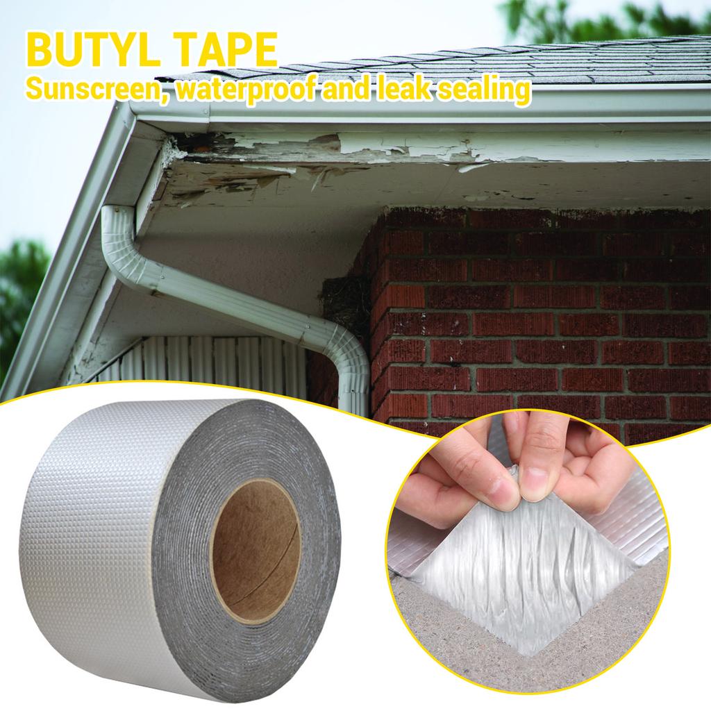 5M 5cm 10cm Width Joist Deck Tape for Decking Waterproofing and Leakage Repair Butyl Tapes for Beams and Roof Joists